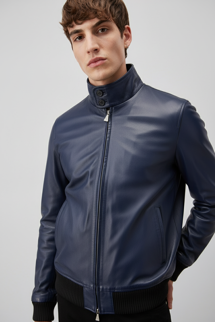 Giacca Barracuda In Pelle