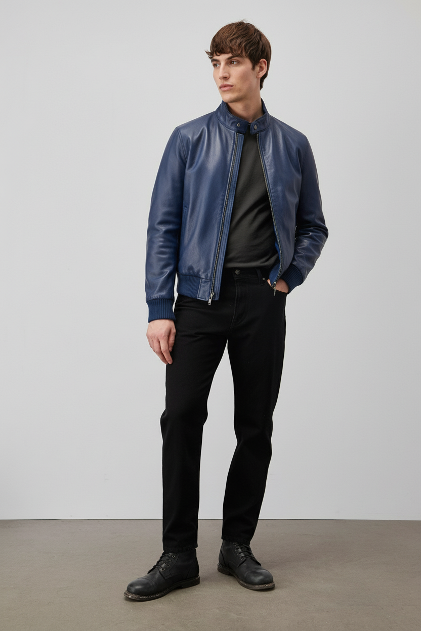 Giacca Barracuda In Pelle