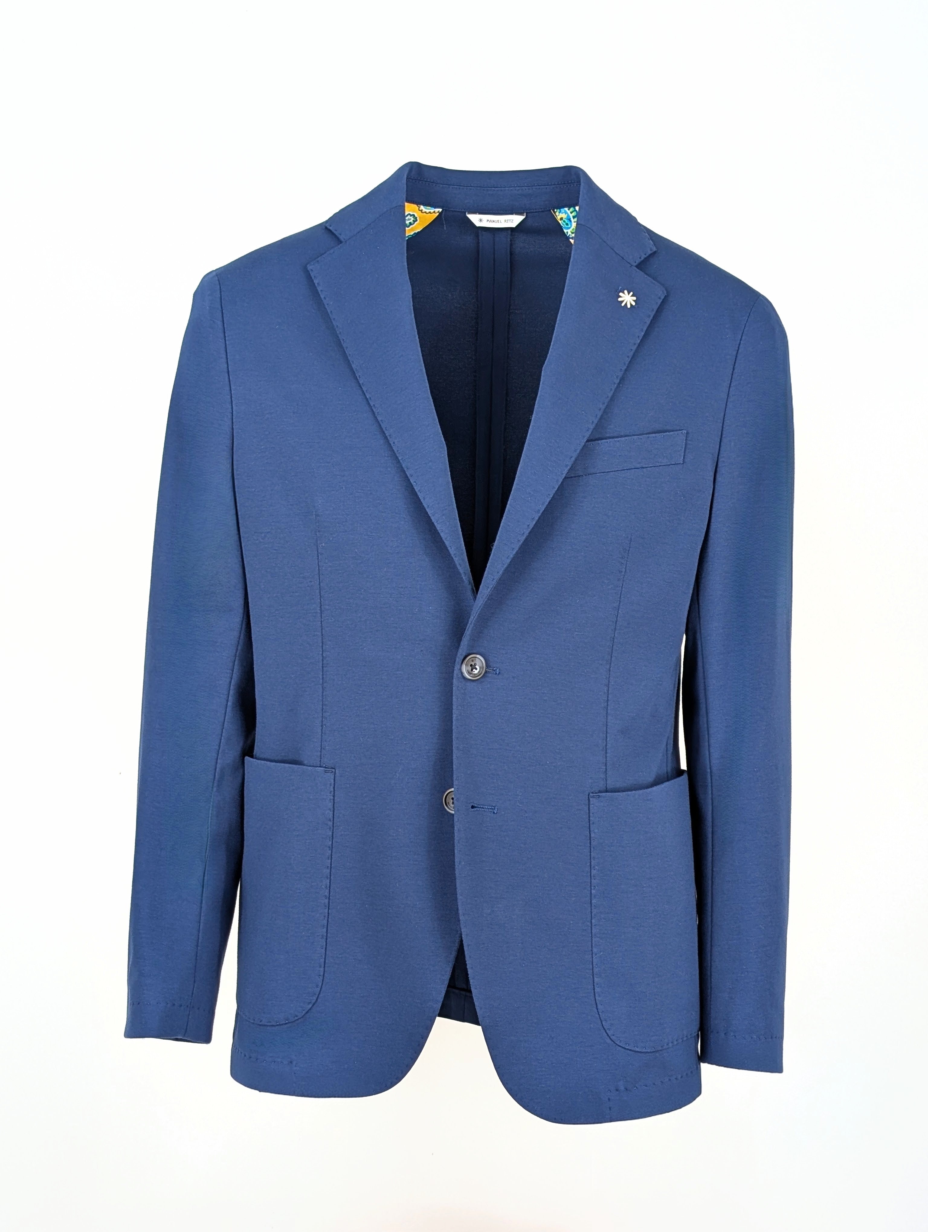 Giacca blu punto milano