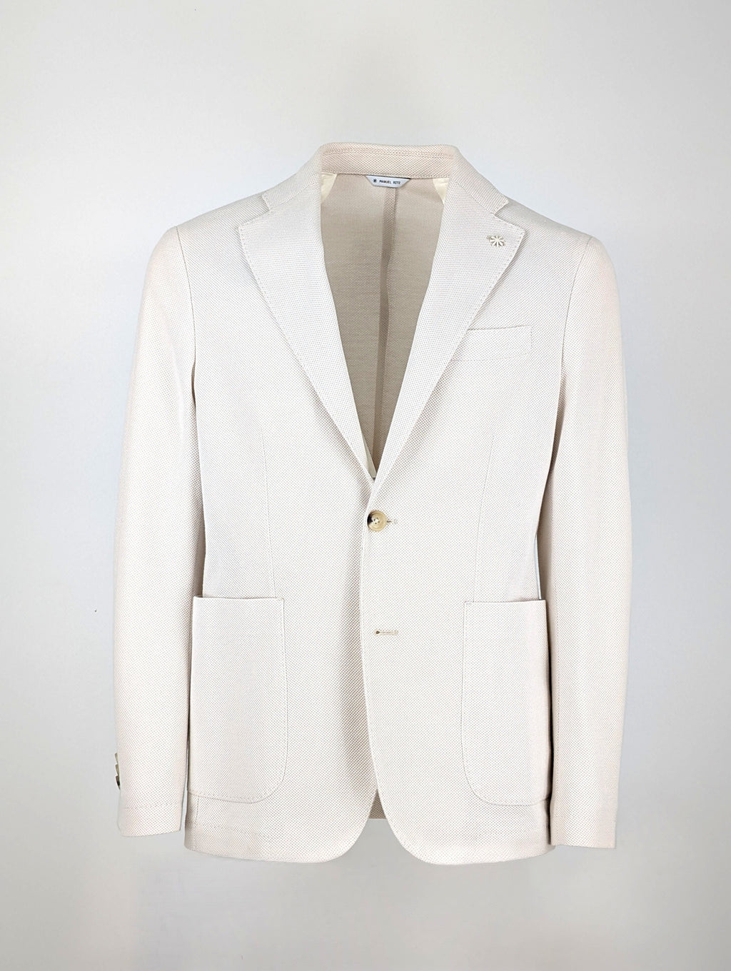 Giacca nuvola jersey cotone piquet latte