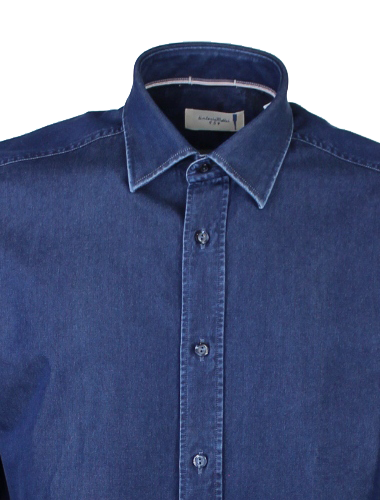 Chambray Denim Shirt by Tintoria Mattei