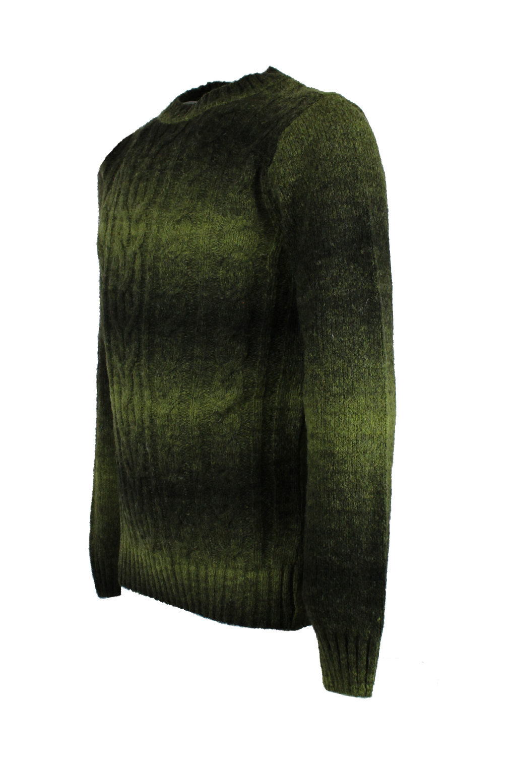 Shaded crew neck sweater