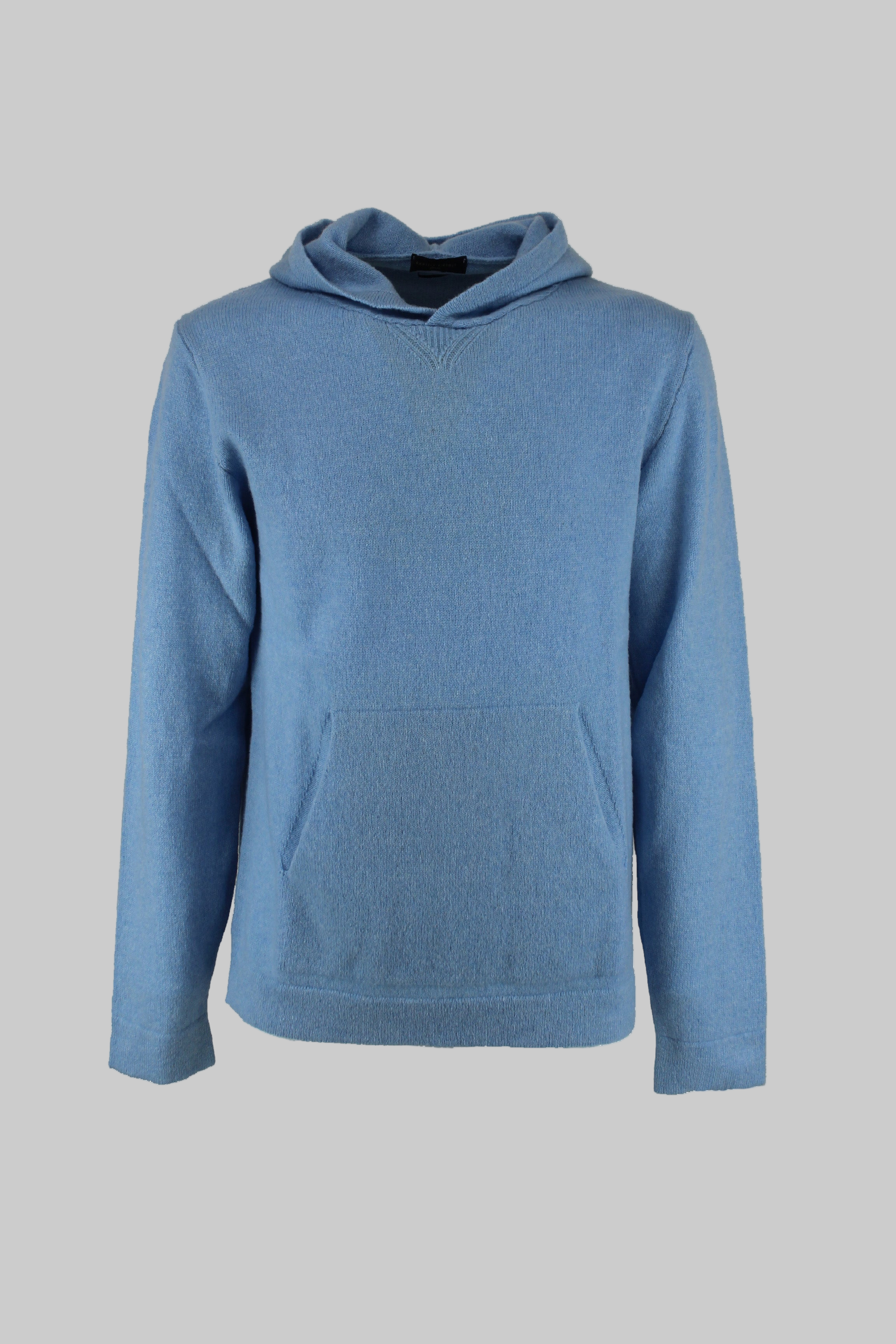 Maglia cappuccio azzurra