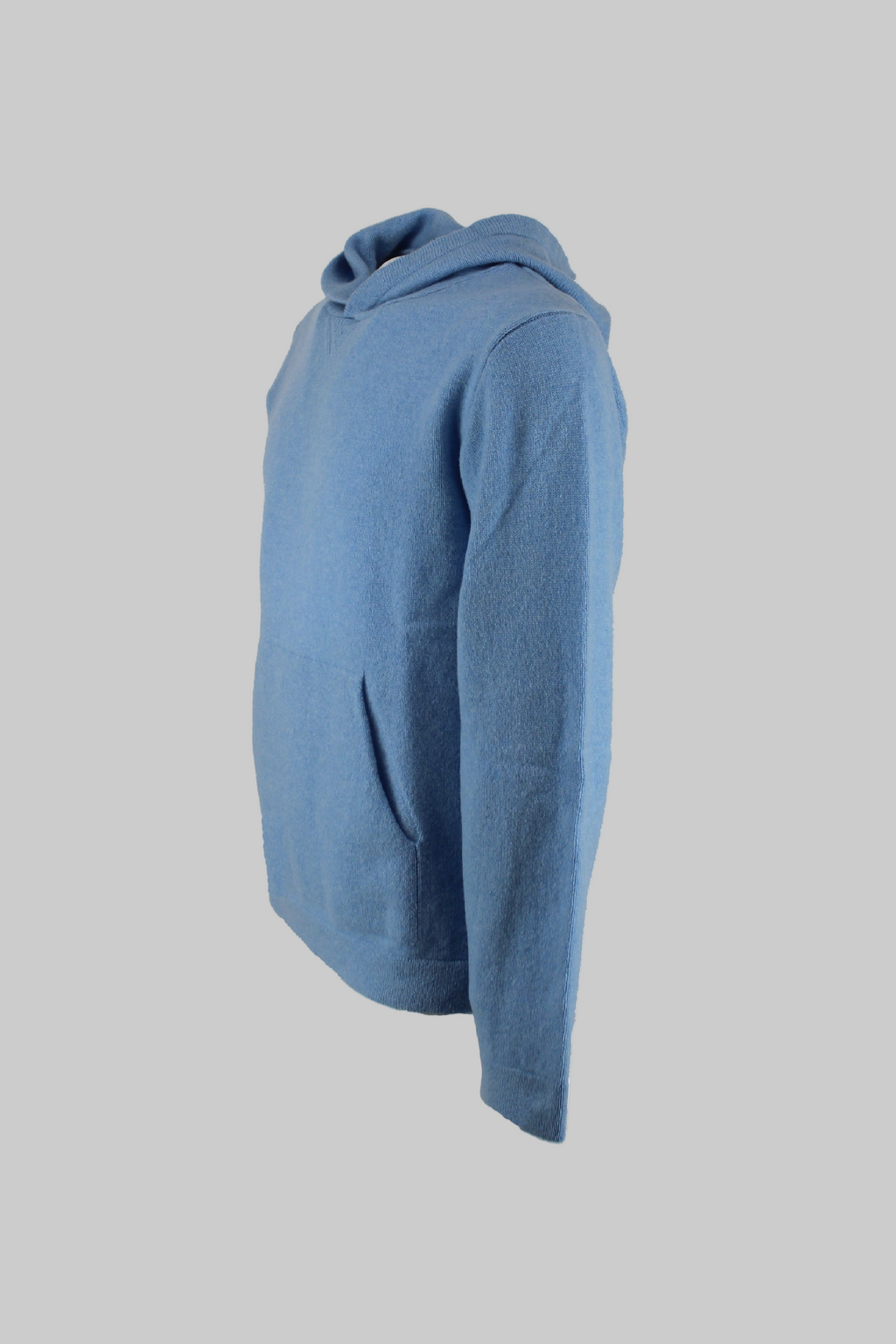 Maglia cappuccio azzurra