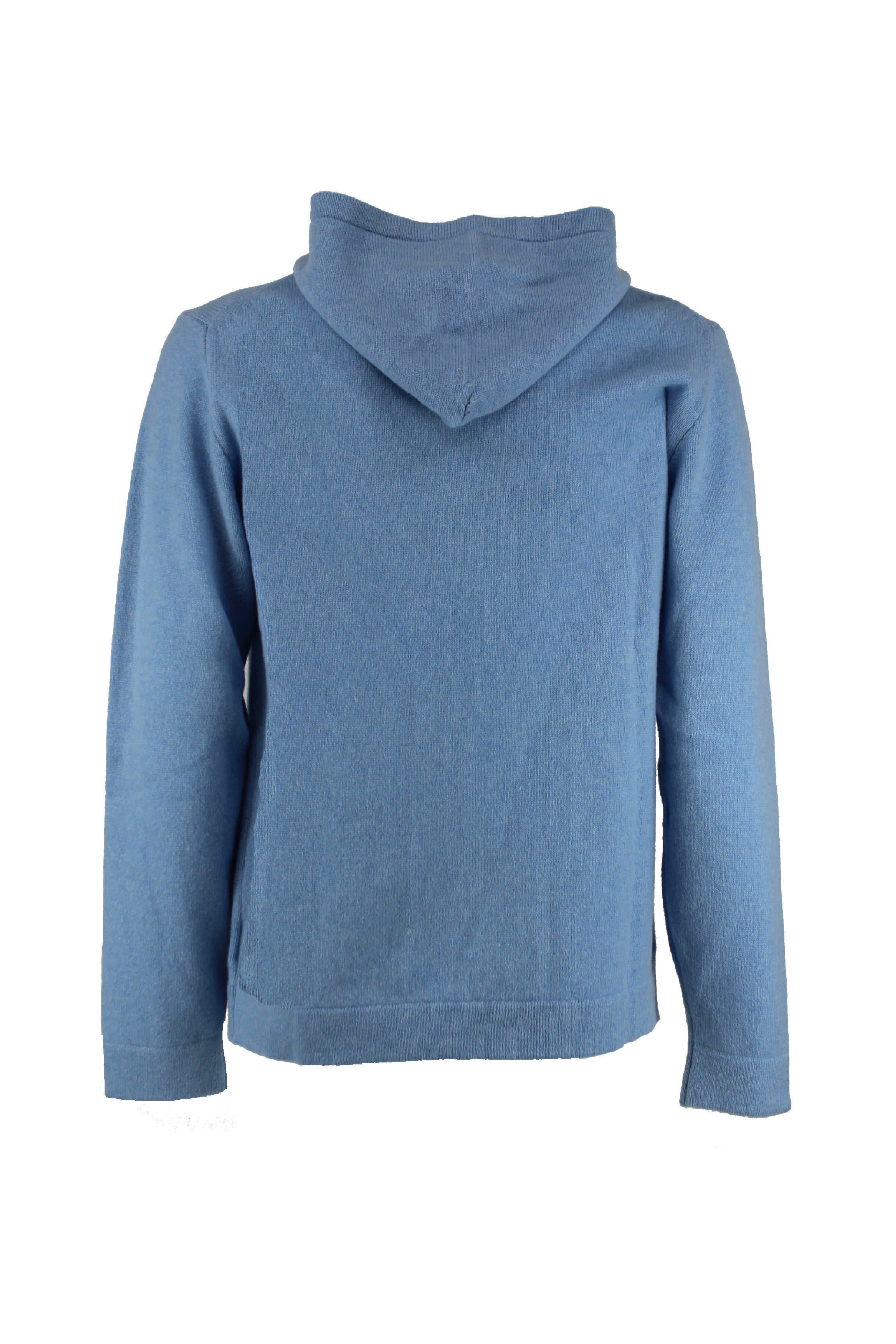 Maglia cappuccio azzurra