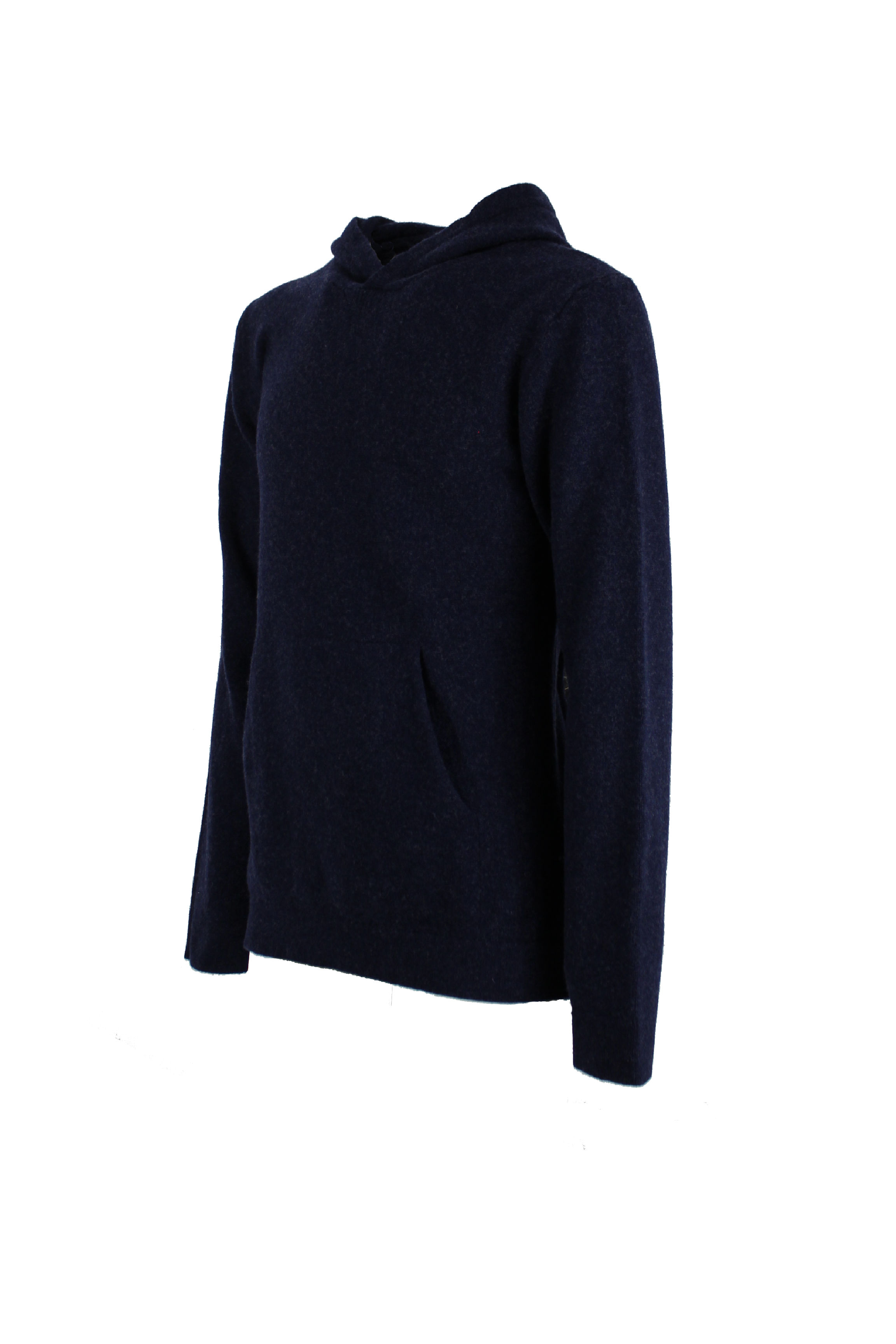 Maglia cappuccio blu