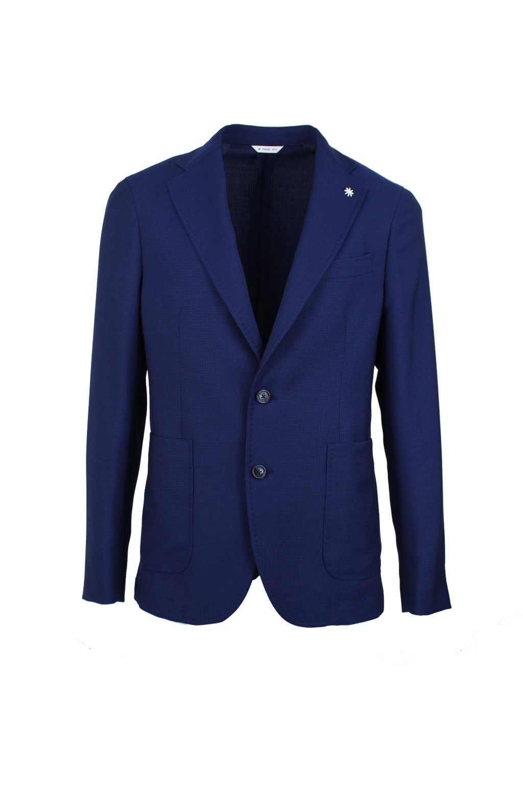 Giacca Sfoderata in Tela di Lana Jacquard