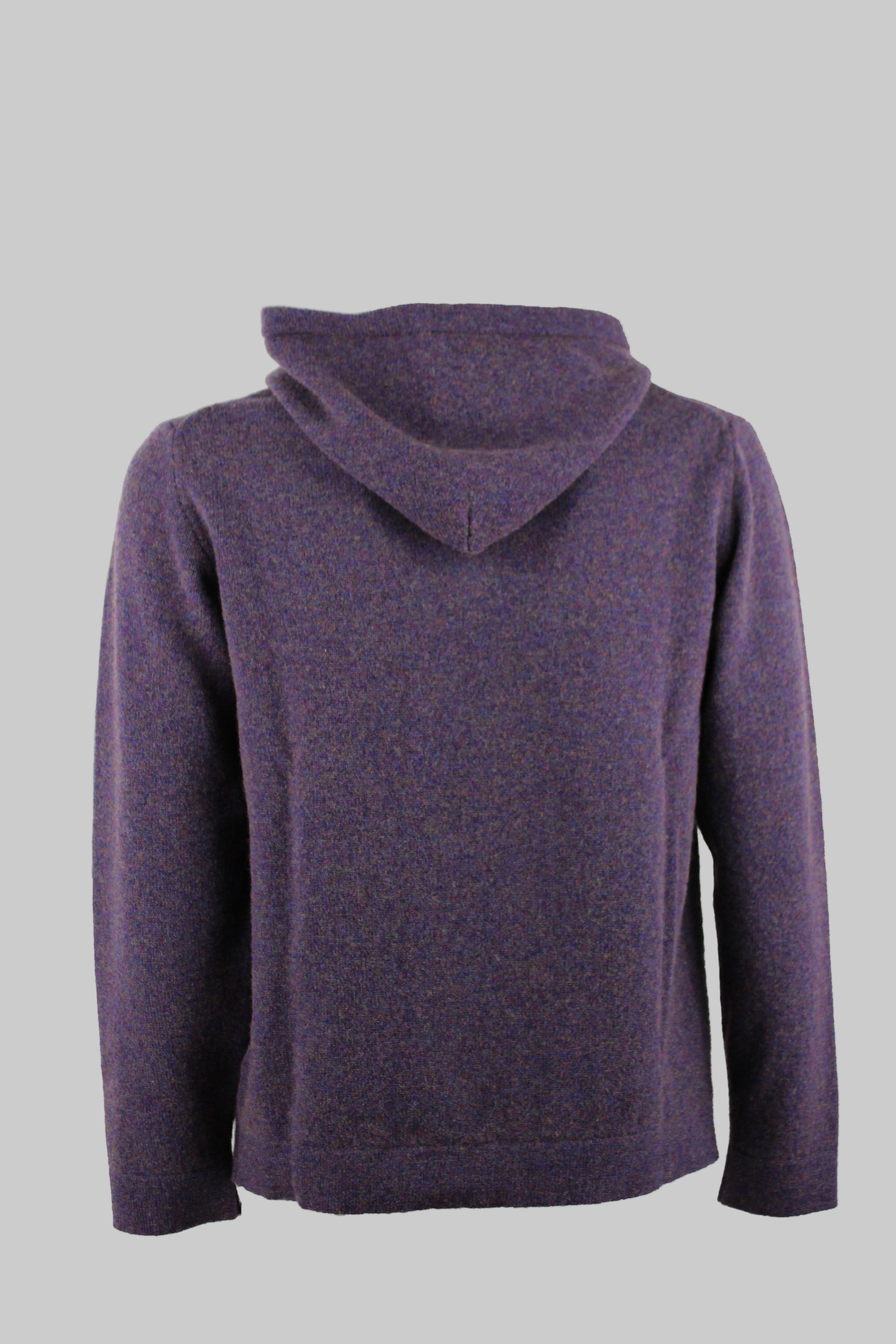 Maglia cappuccio prugna