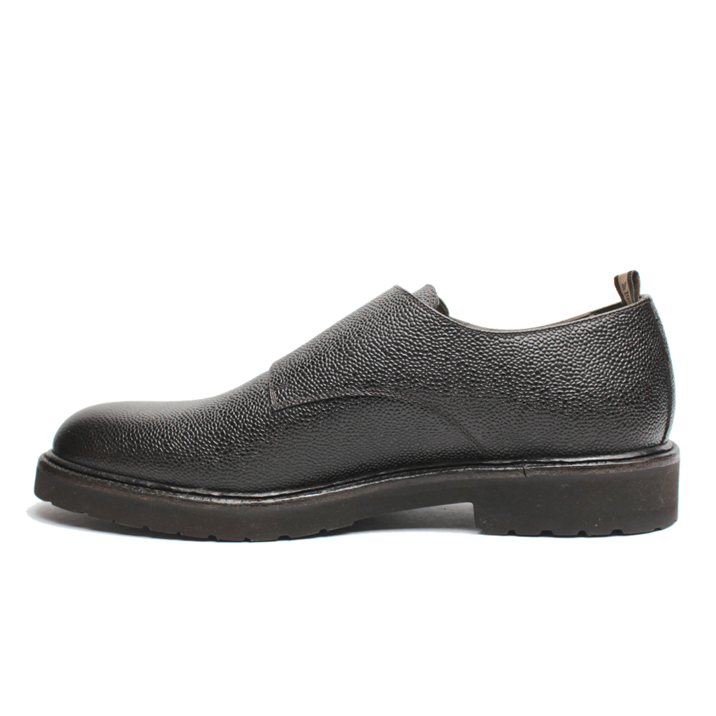 Scarpa pelle martellata doppia fibbia