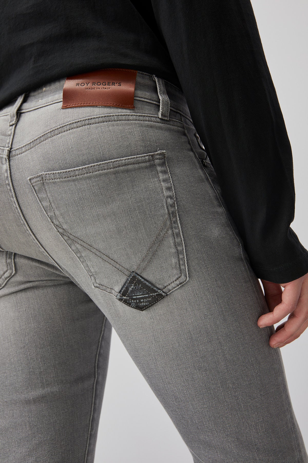 JEANS 517 GREY WEARED 10