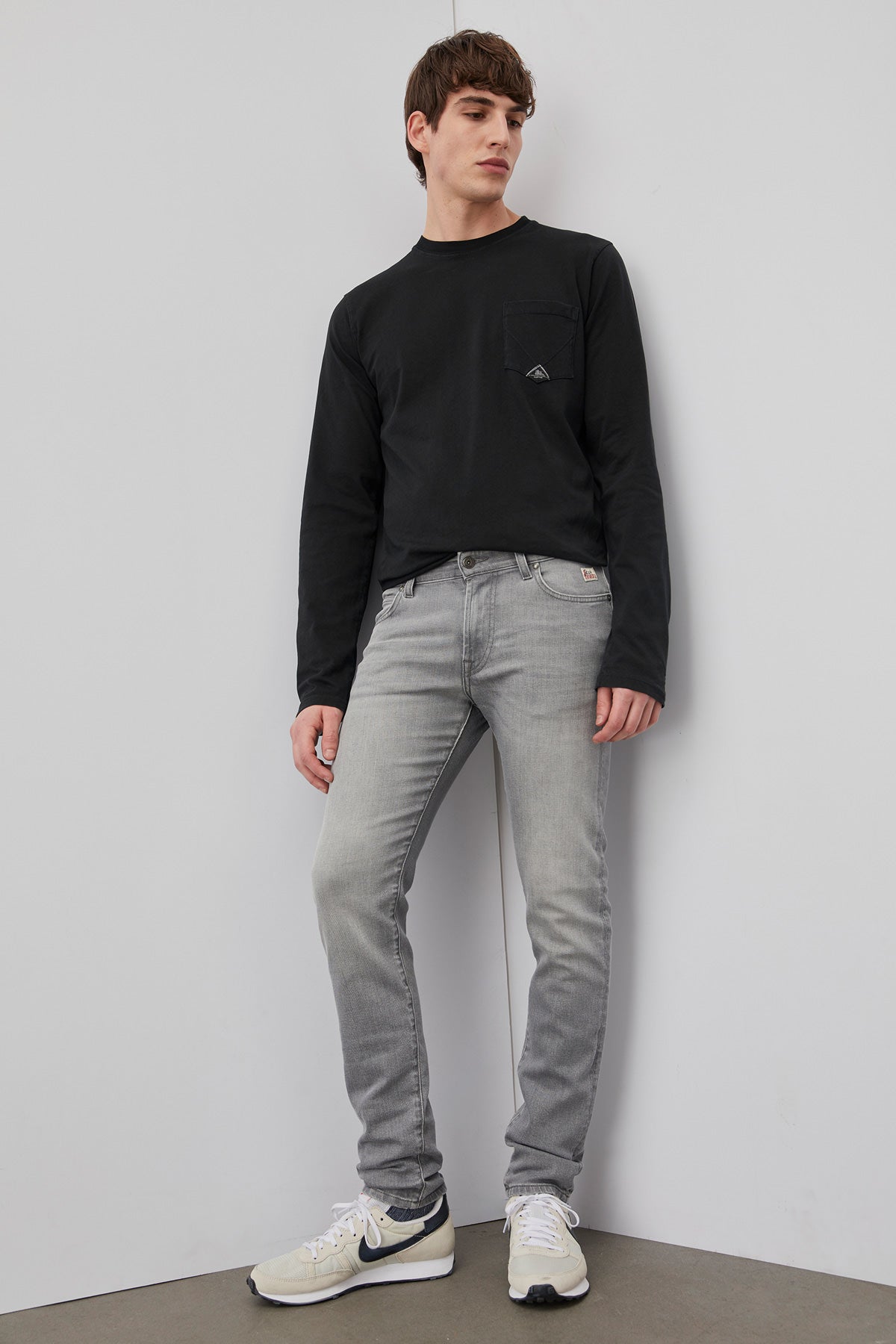 JEANS 517 GREY WEARED 10