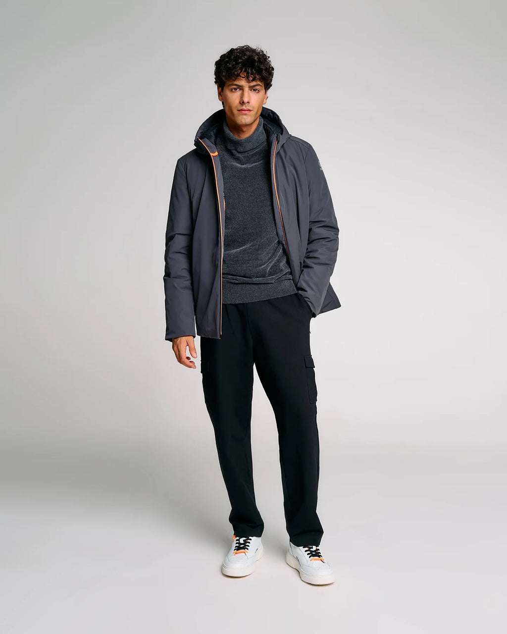 Giubbotto SUNS Uomo Flaminio Plus con cappuccio smog