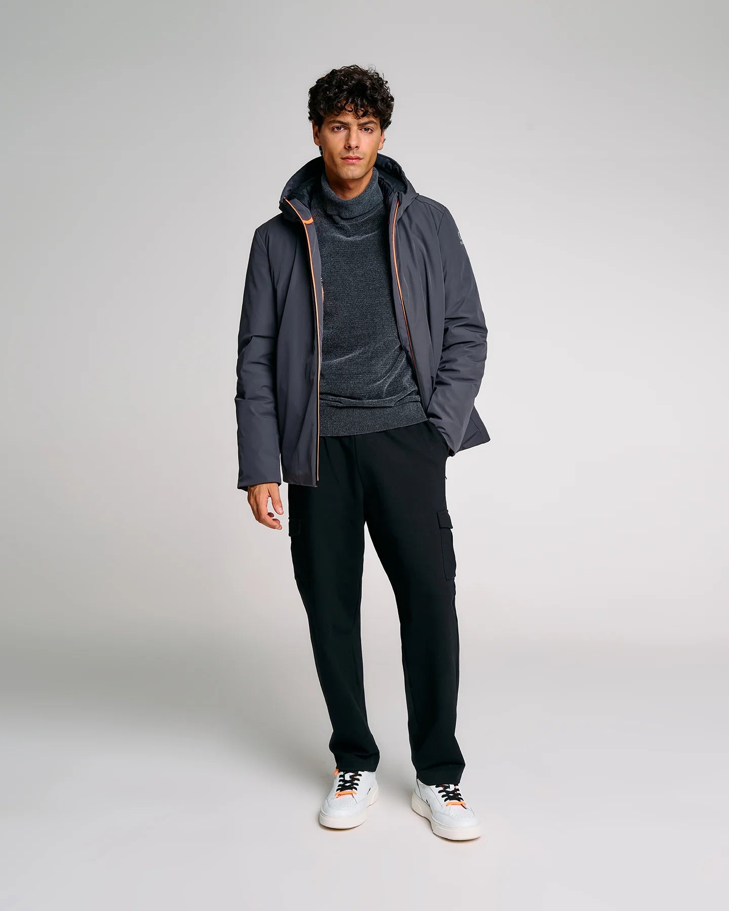 Giubbotto SUNS Uomo Flaminio Plus con cappuccio smog