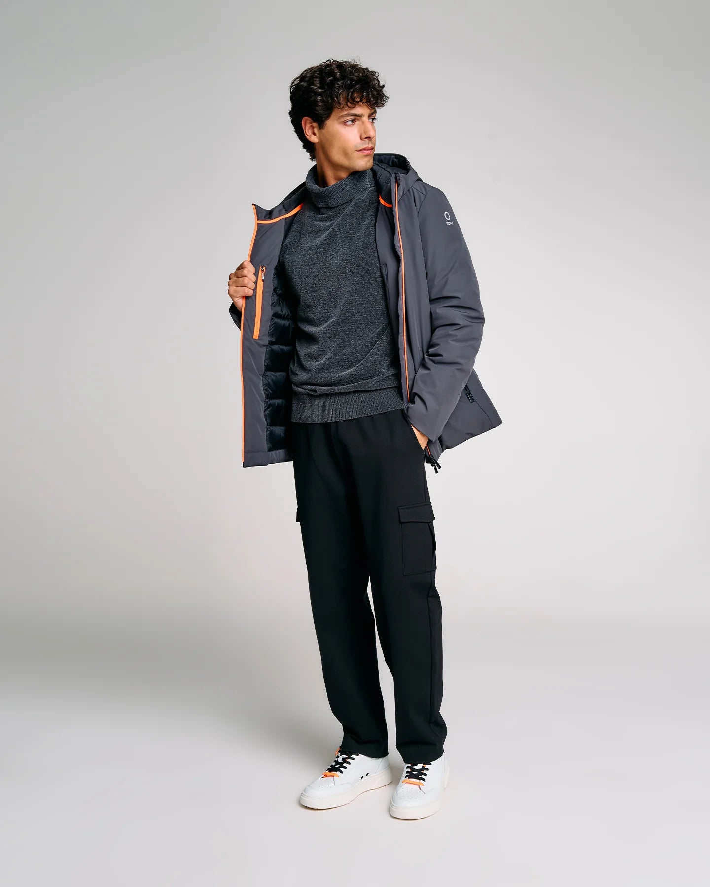 Giubbotto SUNS Uomo Flaminio Plus con cappuccio smog