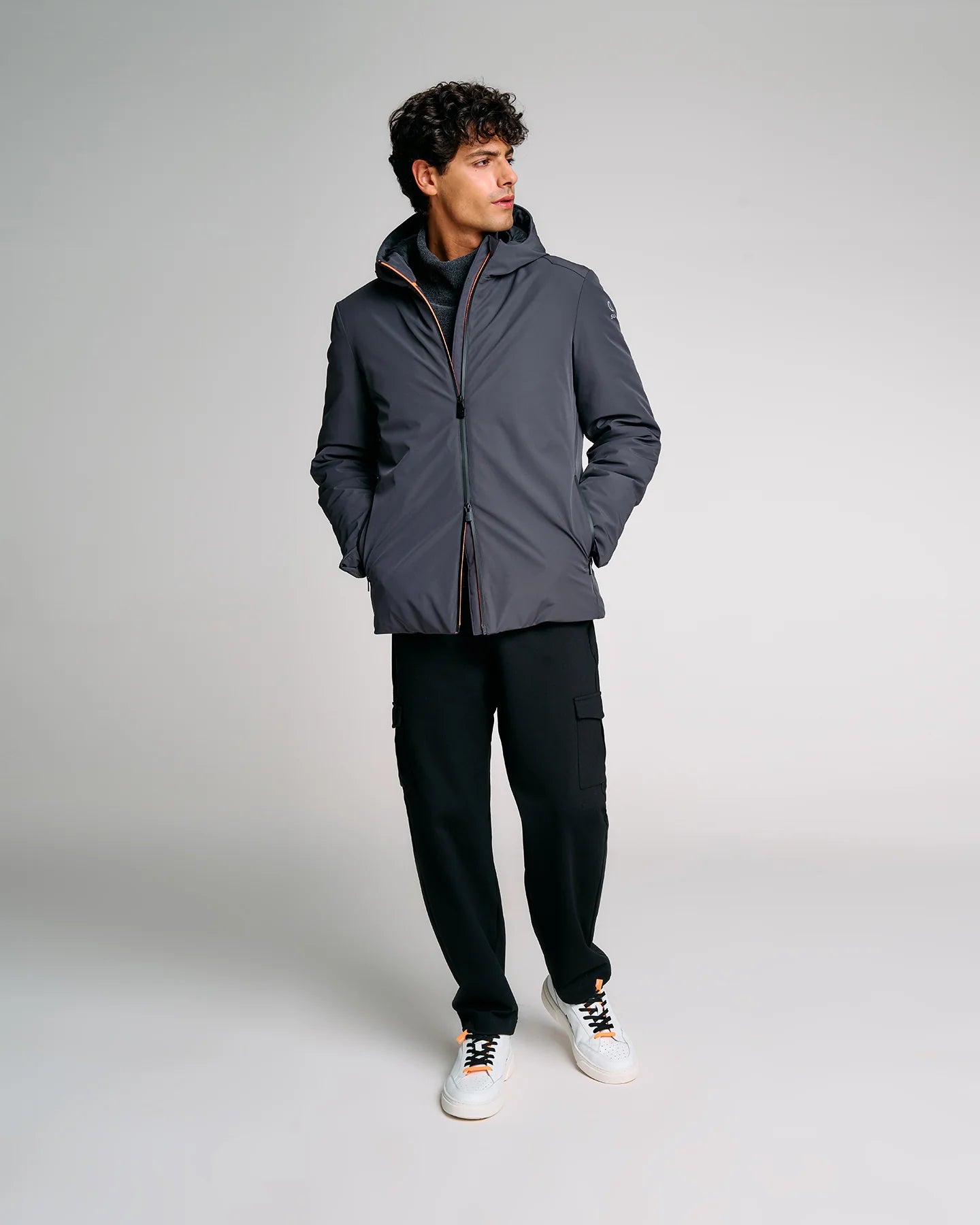 Giubbotto SUNS Uomo Flaminio Plus con cappuccio smog