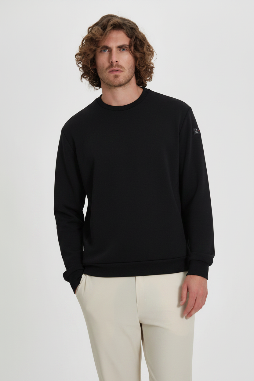 Felpa girocollo uomo Suns Boards Gipo Lux nero