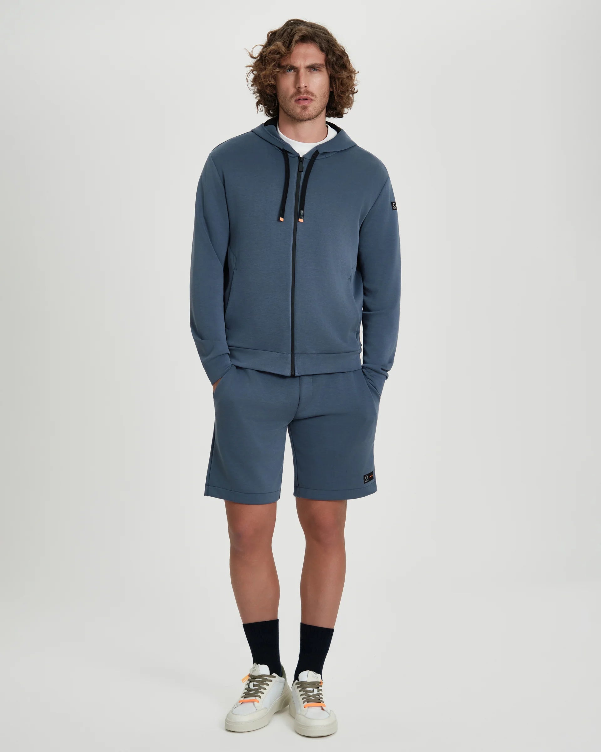 Felpa uomo Suns Boards Marzio Lux con zip e cappuccio