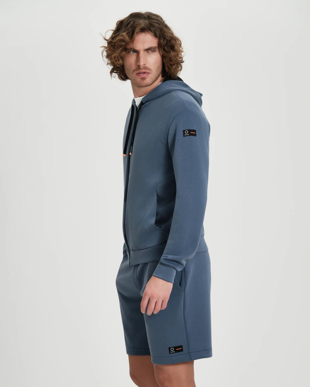 Felpa uomo Suns Boards Marzio Lux con zip e cappuccio