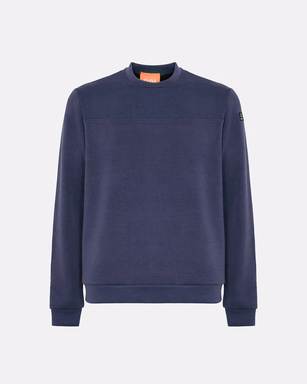 Felpa girocollo Uomo Suns Gipo Lux in jersey elasticizzato Dark Blue