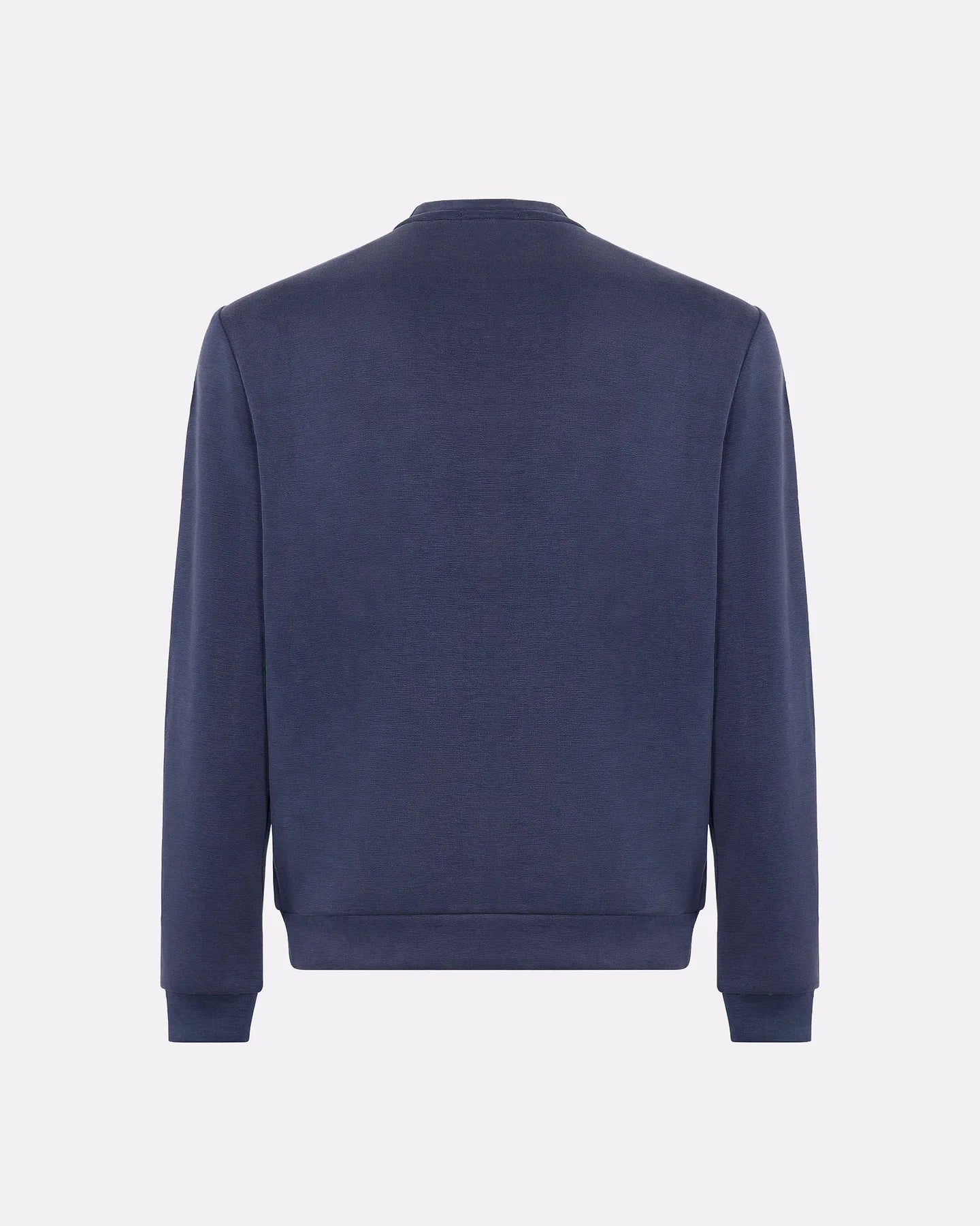 Felpa girocollo Uomo Suns Gipo Lux in jersey elasticizzato Dark Blue