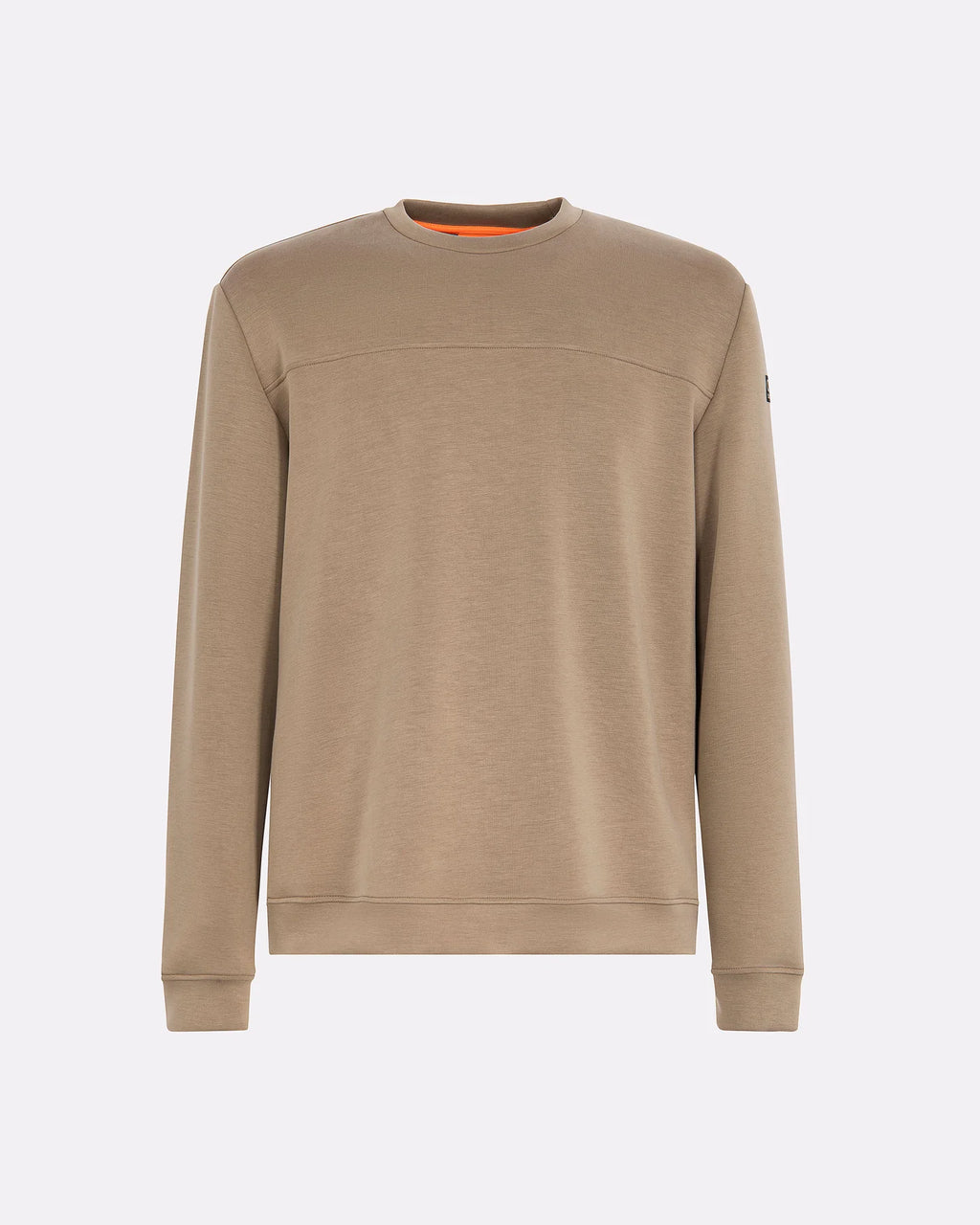 Felpa girocollo Uomo Suns Gipo Lux in jersey elasticizzato Beige