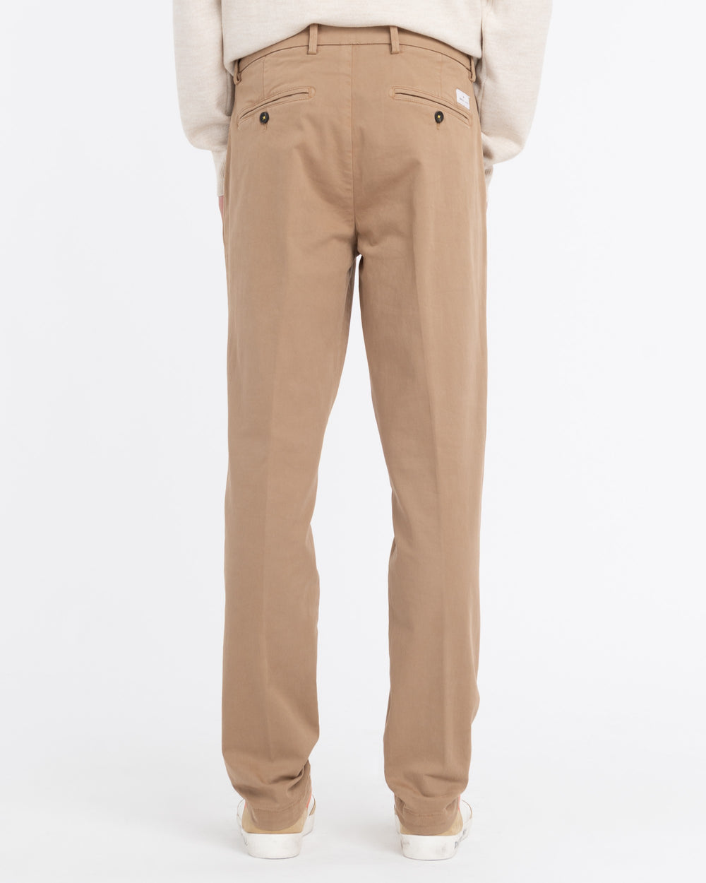 Chino skinny twill di cotone stretch beige