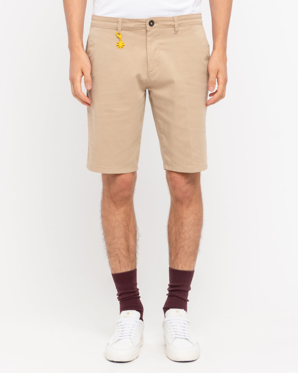 Bermuda chino cotone stretch beige