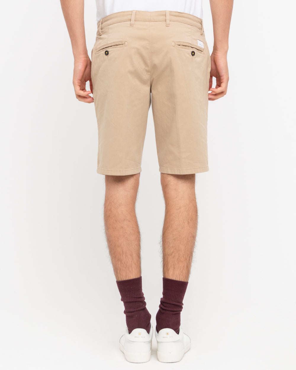 Bermuda chino cotone stretch beige