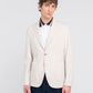 Giacca nuvola punto milano stretch beige