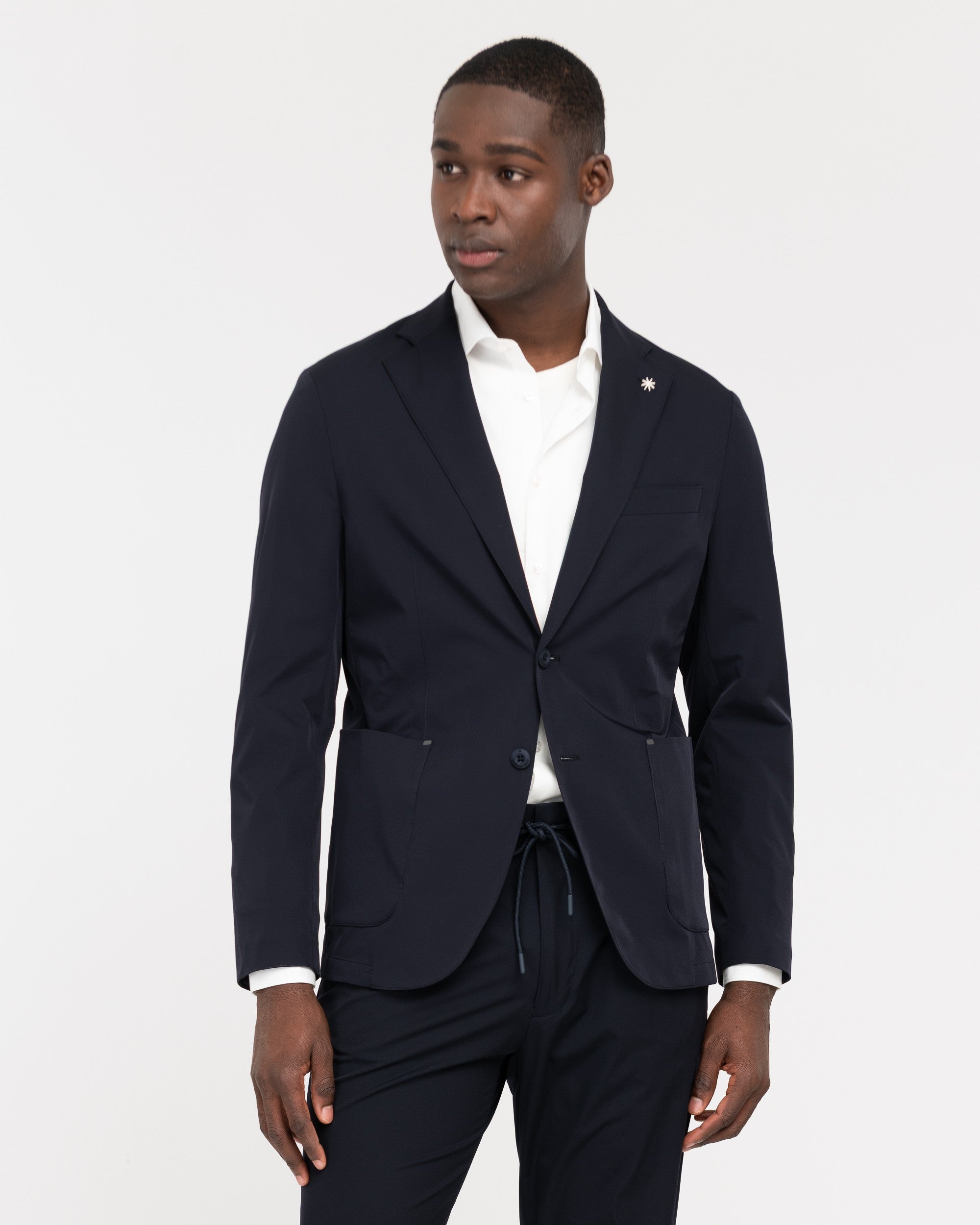 Giacca tecnica stretch blu
