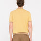 Polo jaquard in cotone beige