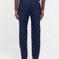 Pantalone doppia pinces fresco di lana stretch blu