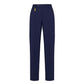 Pantalone doppia pinces fresco di lana stretch blu