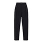 Pantalone doppia pinces fresco di lana stretch nero