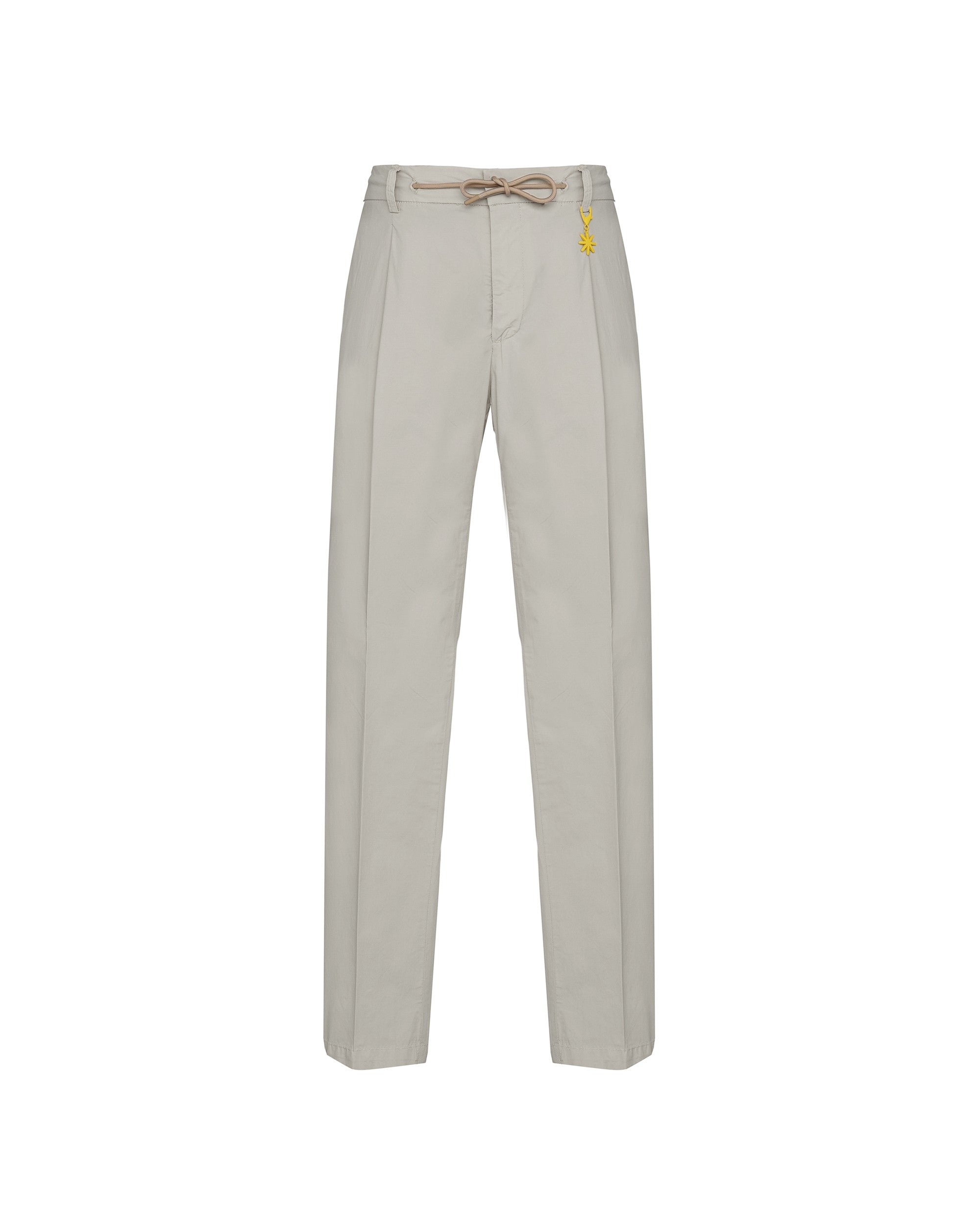 Pantalone jogging tecnico stretch beige