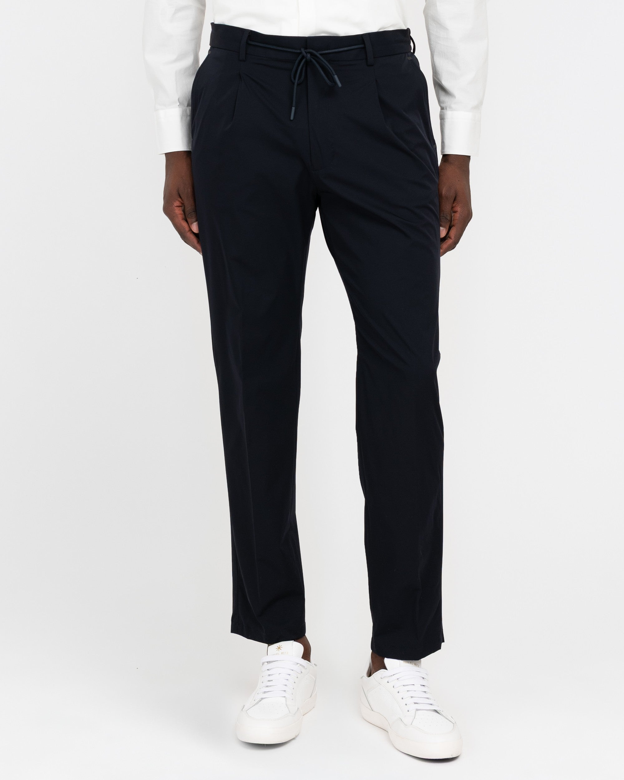 Pantalone jogging tecnico stretch blu