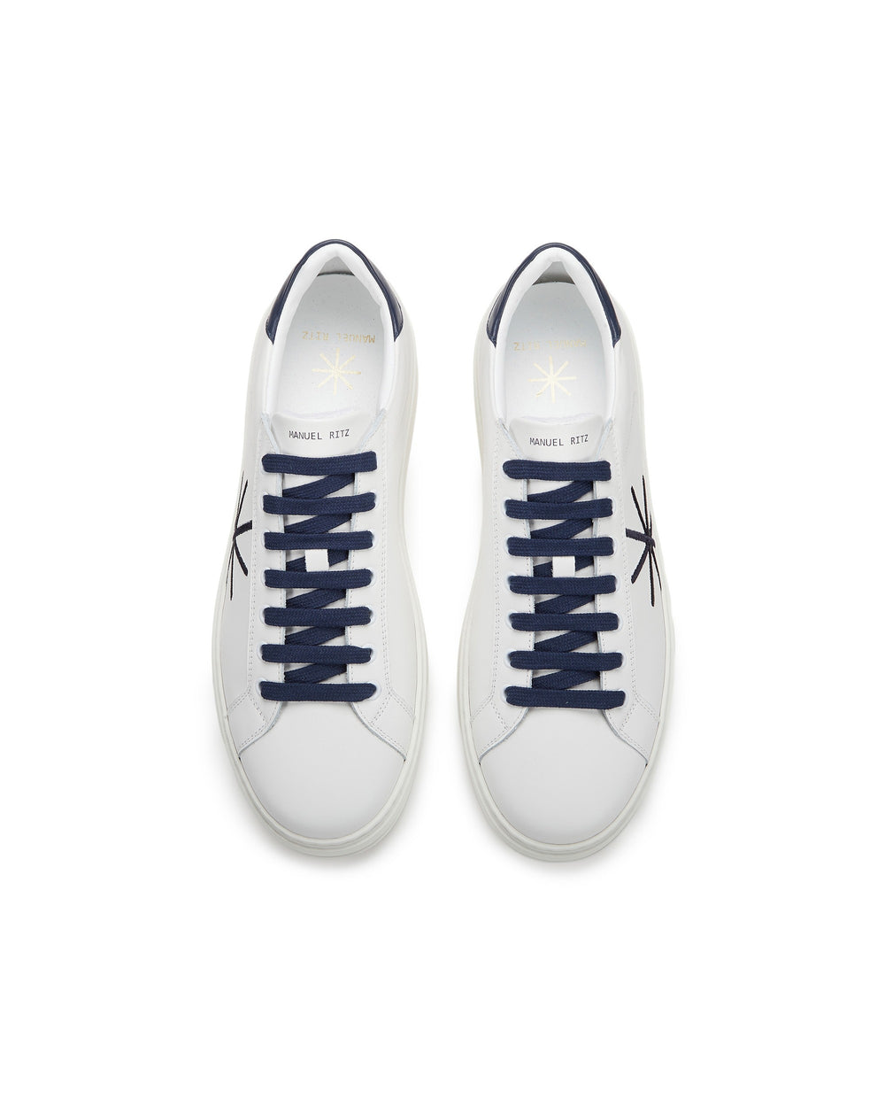 Sneakers in pelle con logo