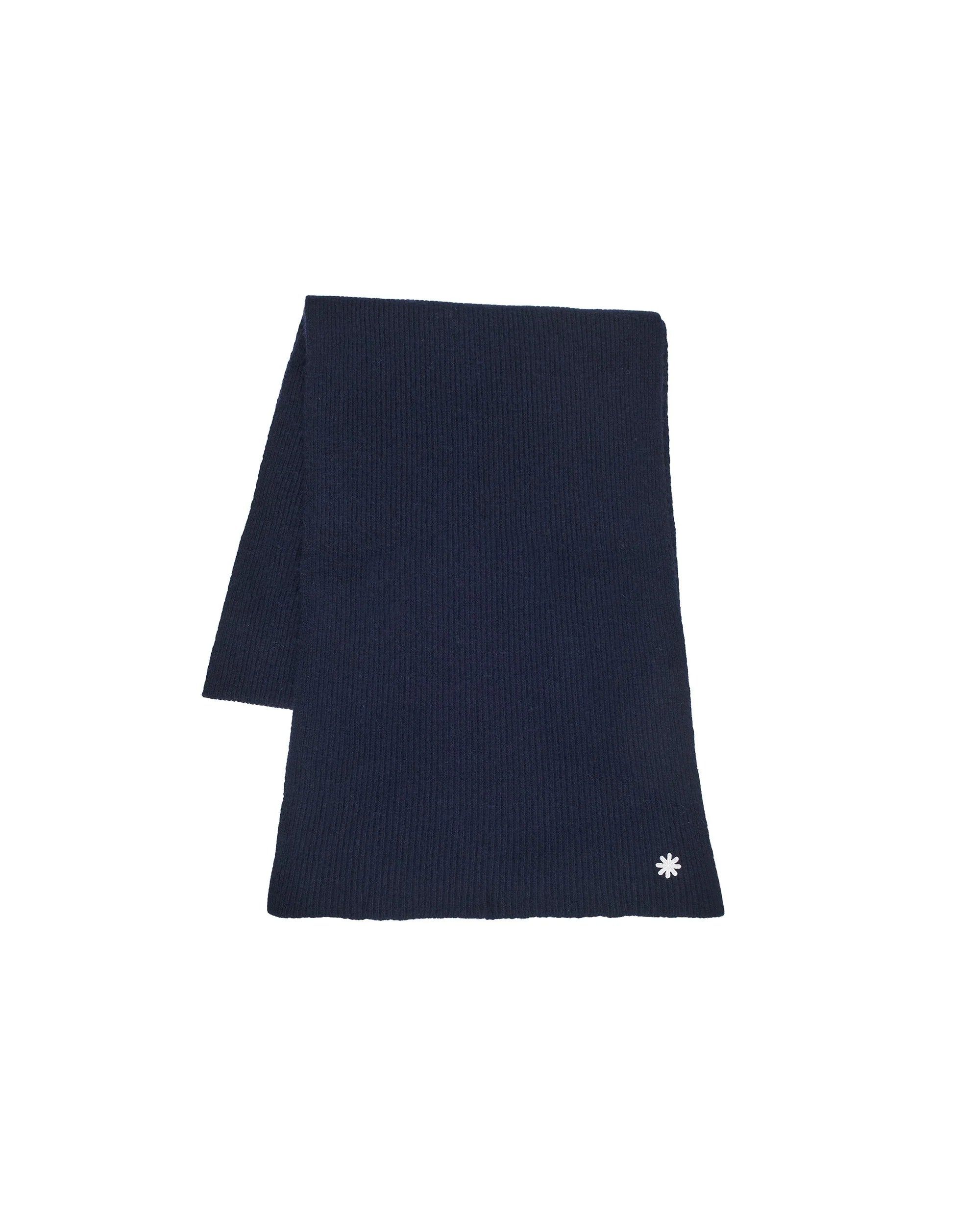 Sciarpa costa inglese misto cashmere Blu