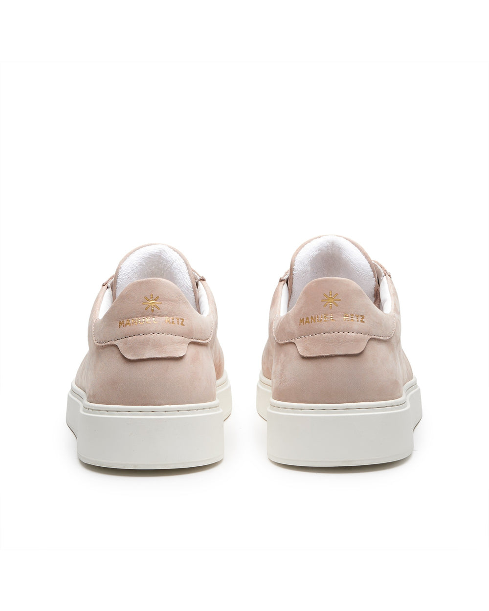 Sneakers in pelle nabuk beige