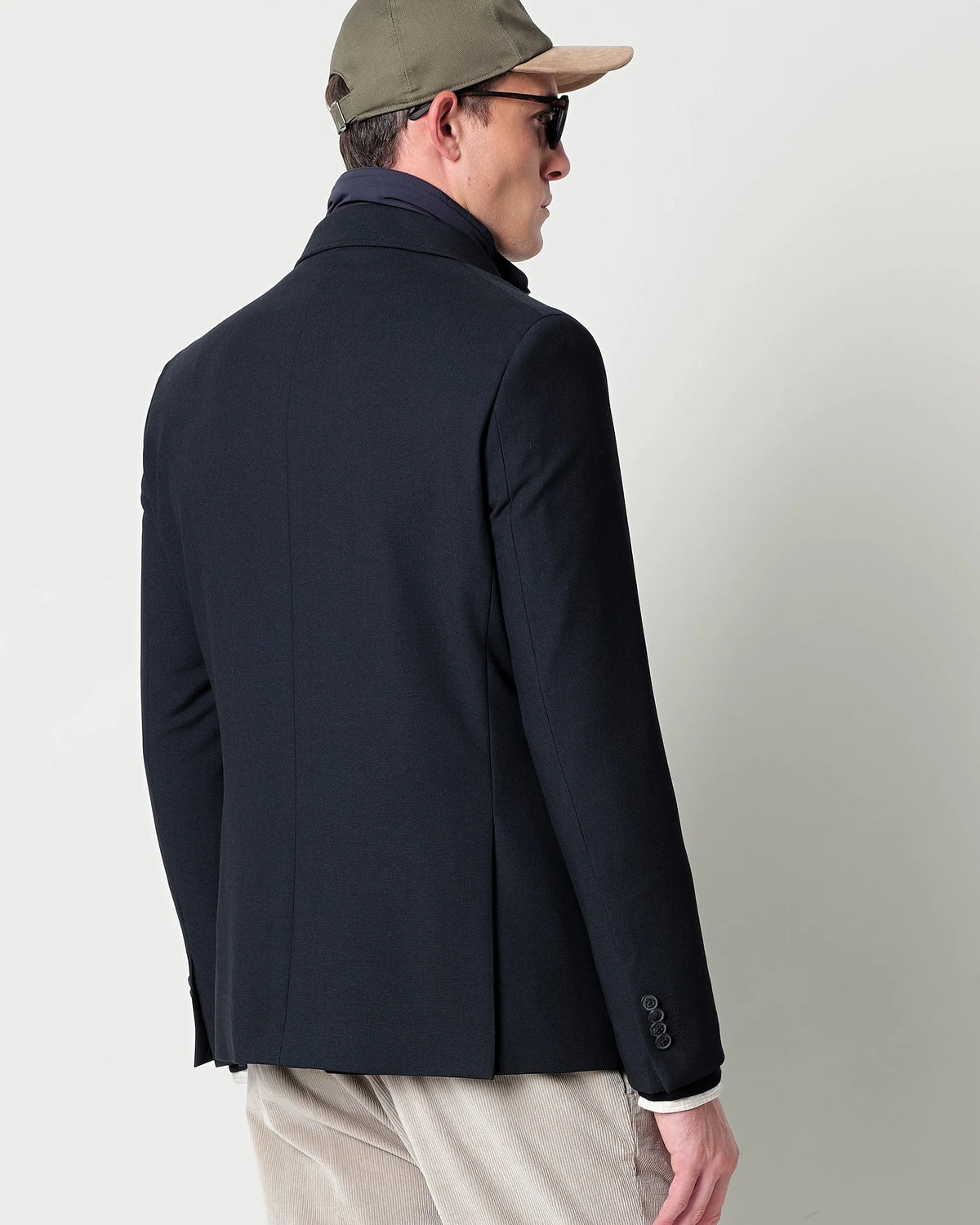 Giacca pettorina misto viscosa bi-stretch Manuel Ritz