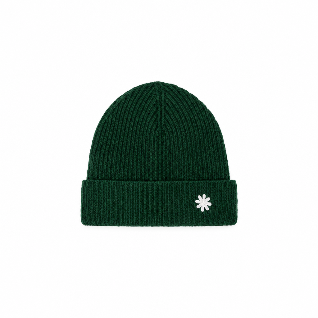Cuffia costa inglese misto cashmere verde Manuel Ritz