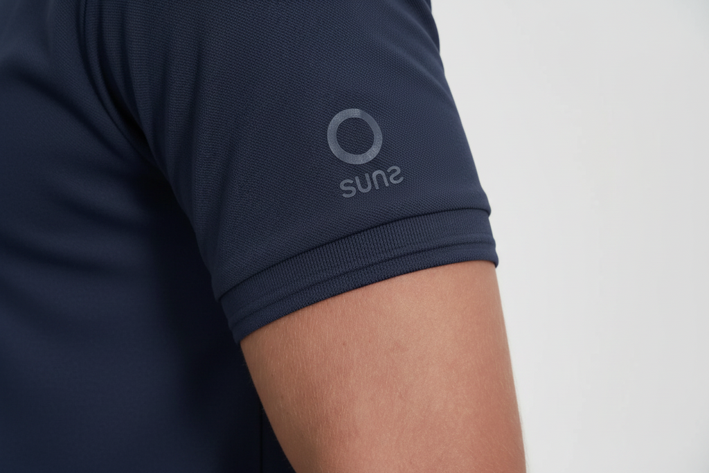 Polo uomo Suns Boards Federico Label in piquet dark blue