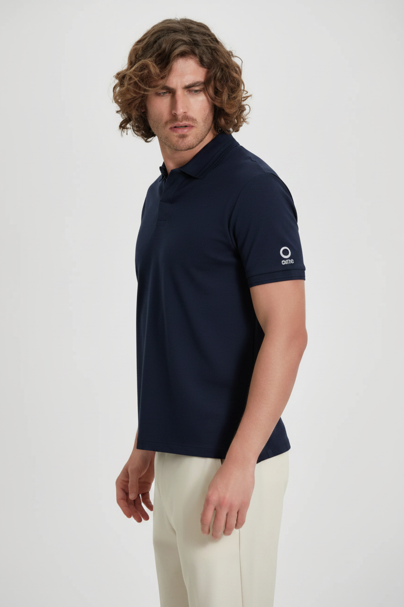 Polo uomo Suns Boards Federico Label in piquet dark blue