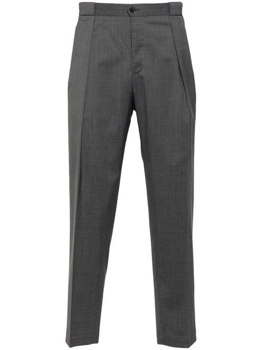 Pantaloni mod. Portobello misto lana rasata grigio