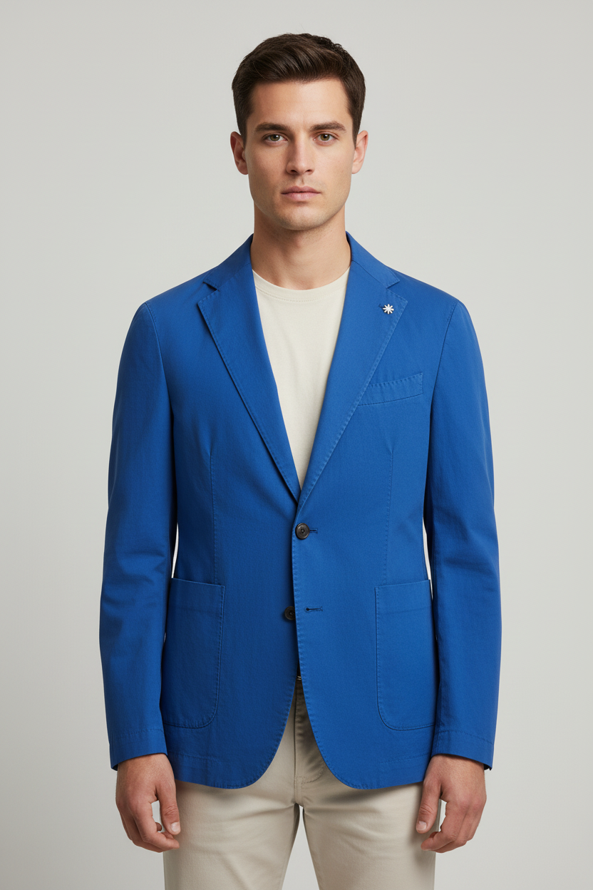 Giacca blu mare