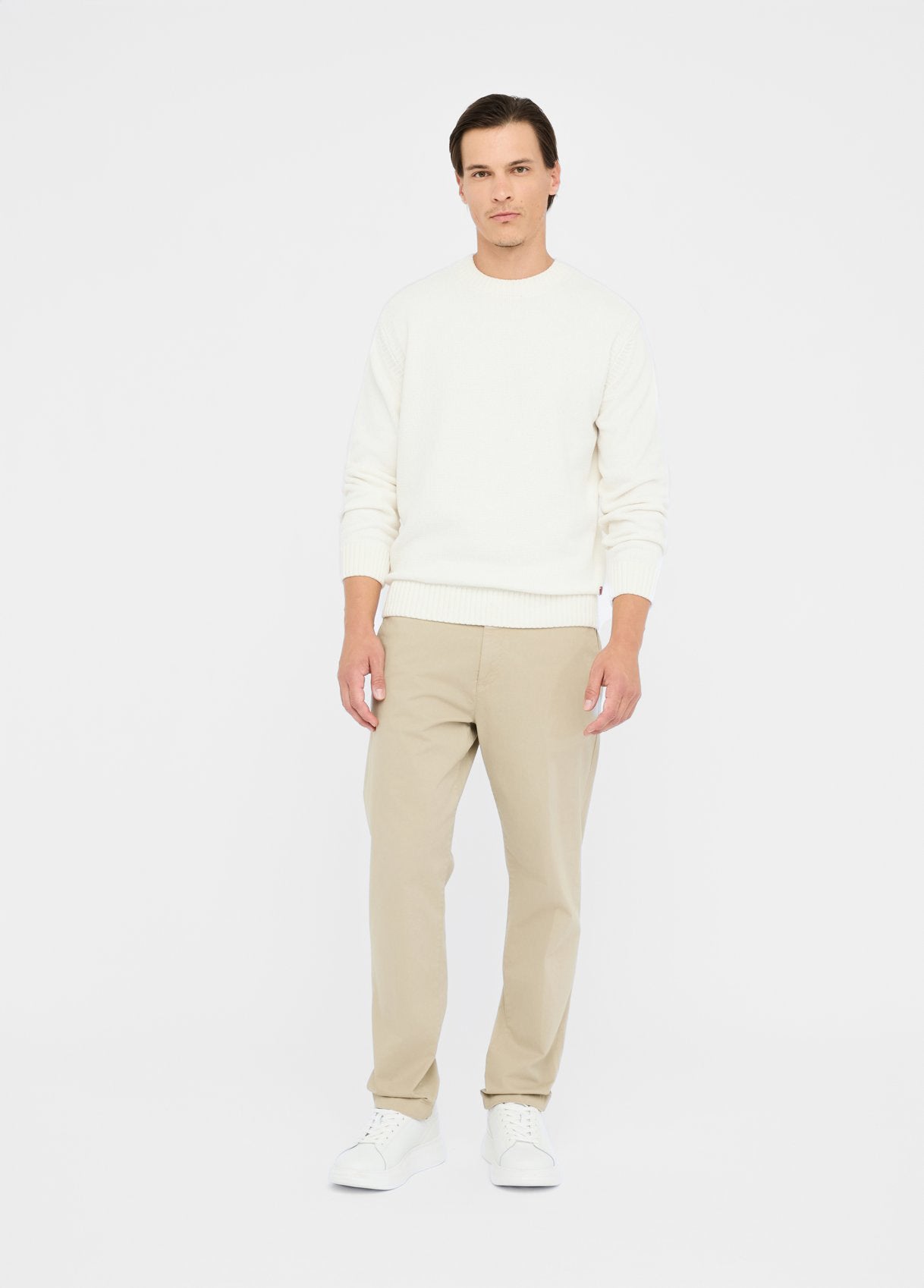 Maglia in ciniglia bianco