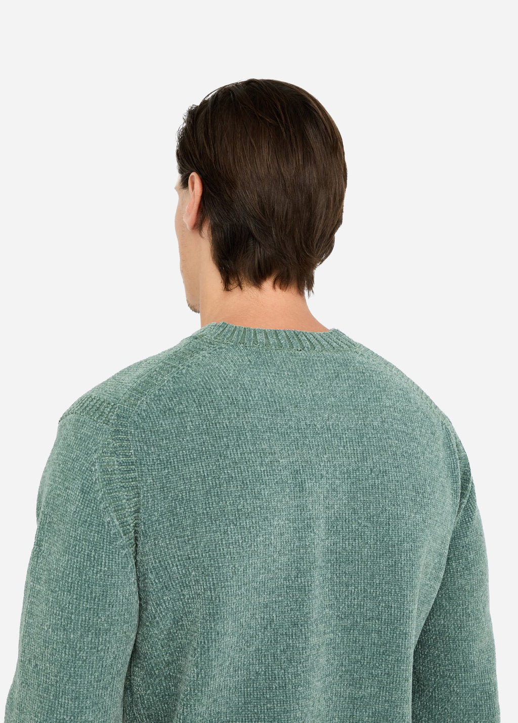 Maglia in ciniglia verde