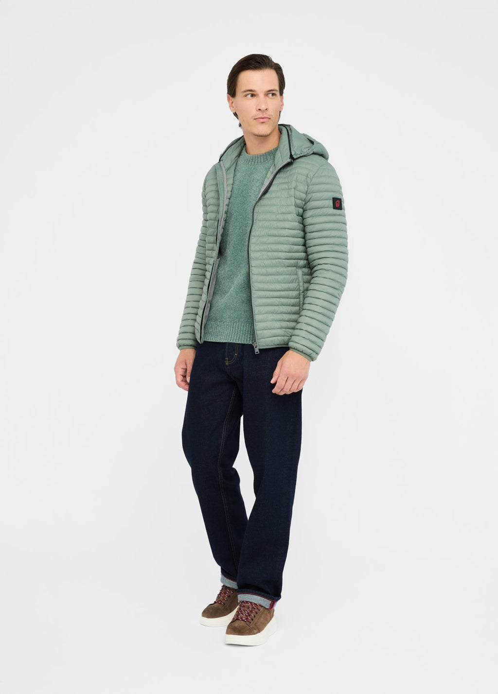 Maglia in ciniglia verde