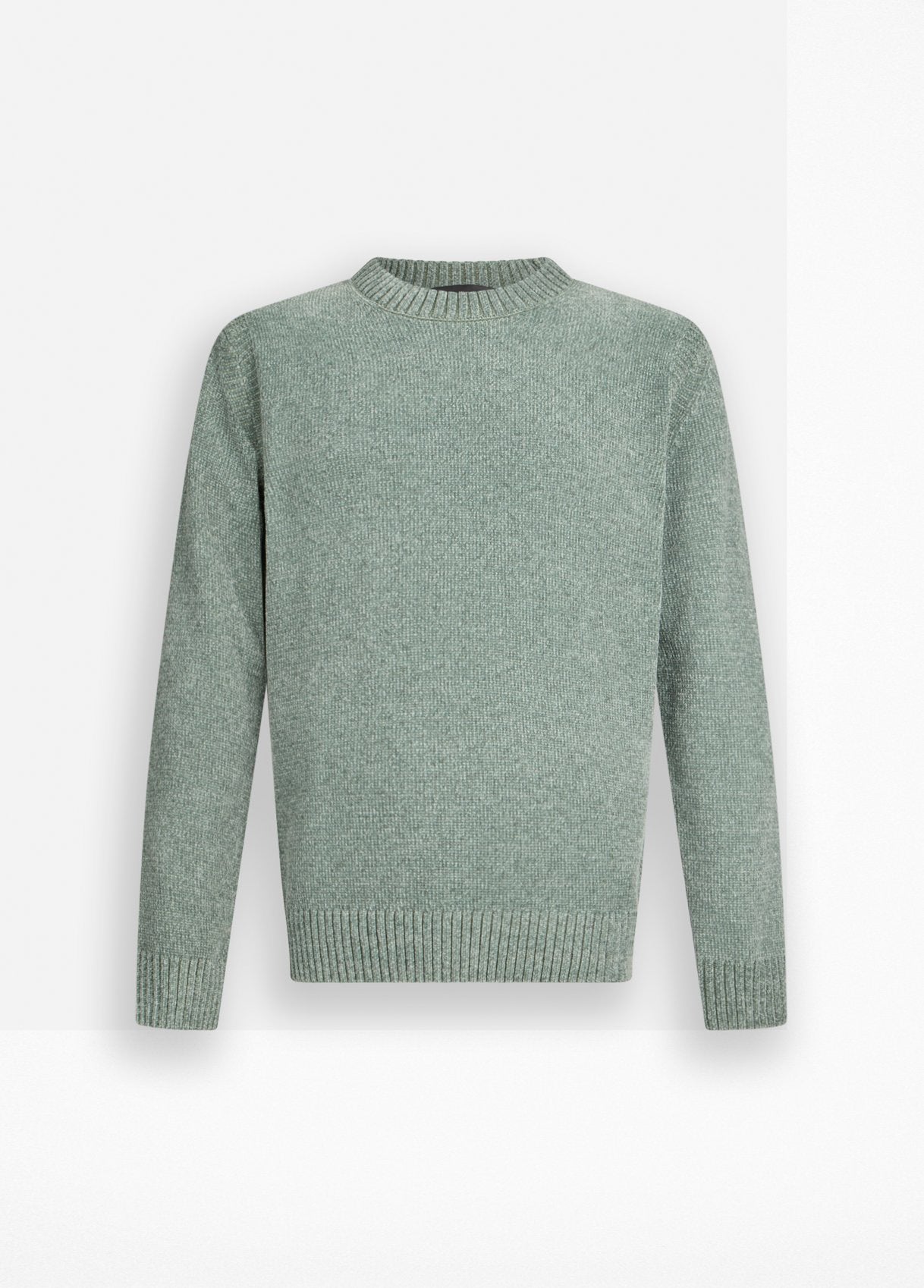 Maglia in ciniglia verde