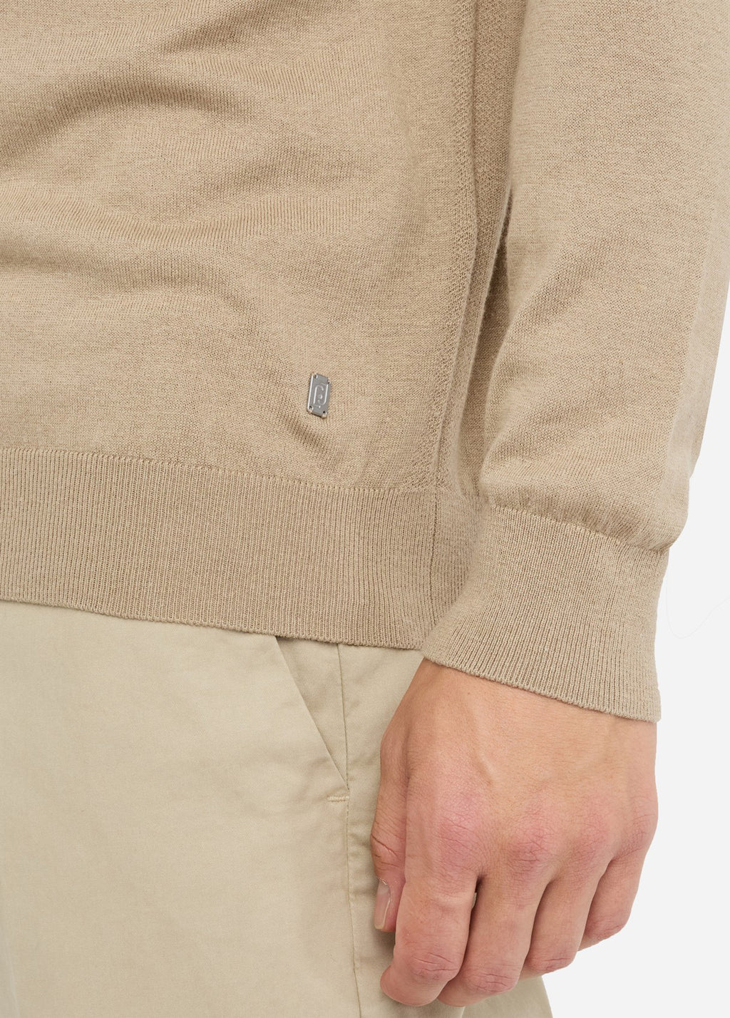 Maglia in cotone e seta